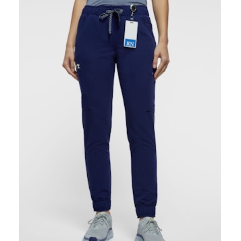 Jaanuu Navy Women’s Mesh Enhance Scrub Jogger Pant